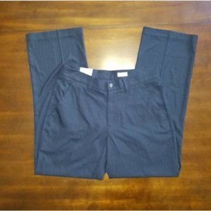 Ashworth 30 x 30 Black Flat Front Mens Dress Pants